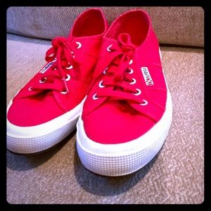 Superga 2750 Cotu in Red size 6.5 (EUR 37)